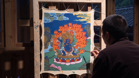 Beyond the Canvas: The Living Architecture of Tibetan Thangka
