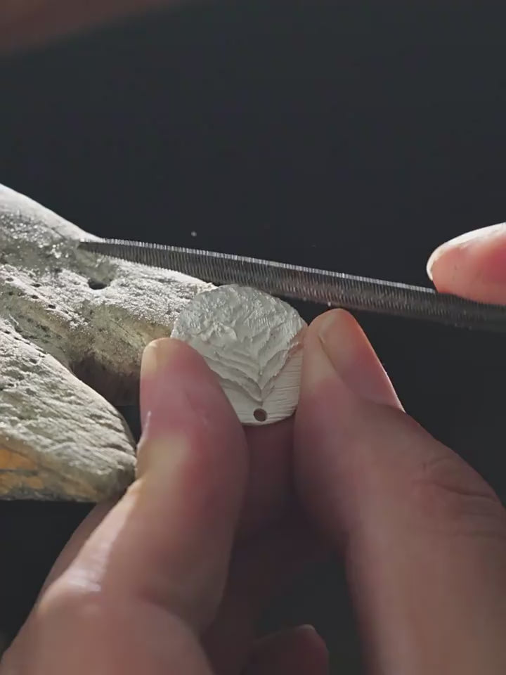 Kailash Peak Relic Pendant - product video on model and stone